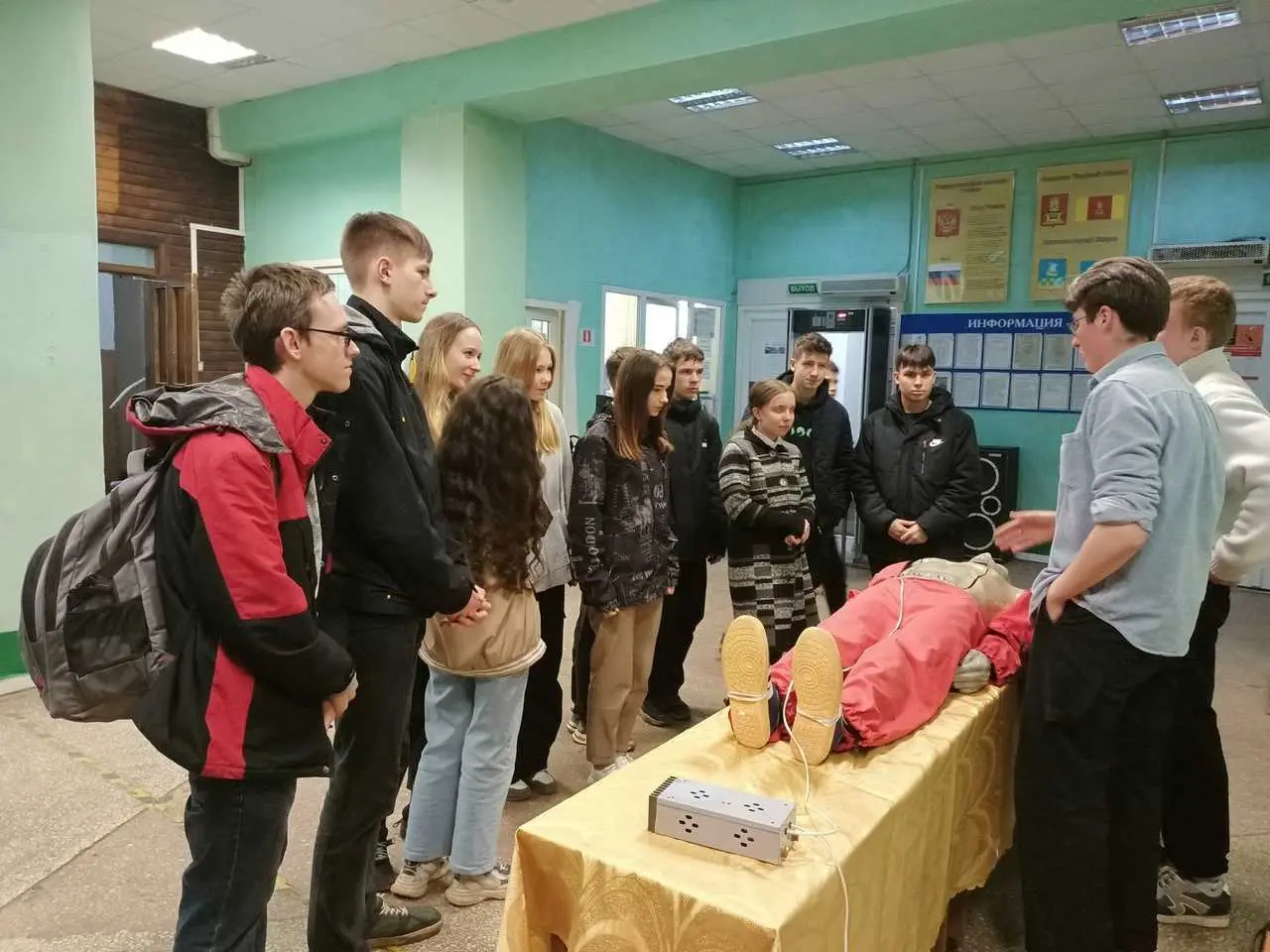 На прошлой неделе учащиеся 9-х классов посетили профоринтационное мероприятие, которое состоялось в Савеловском колледже.